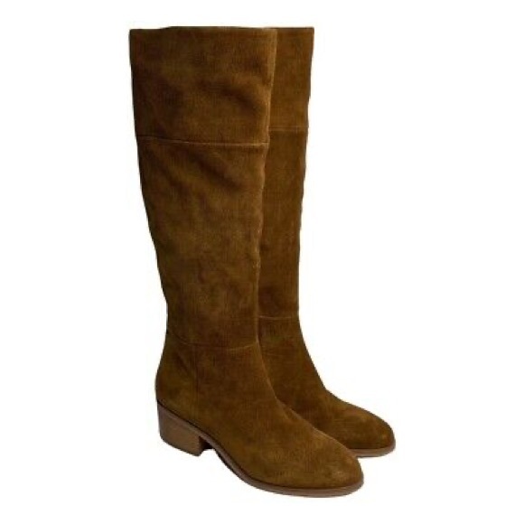 Steve Madden Gauge brown suede riding boot - Picture 2 of 10